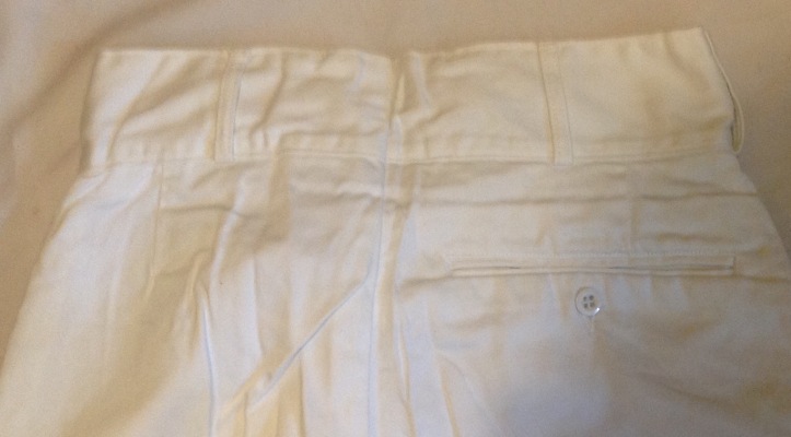 Royal Navy Class II White Drill Trousers – Tales from the Supply Depot